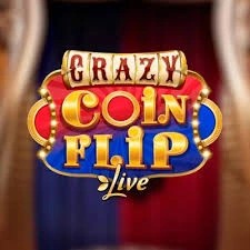 Crazy Coin Flip slot logo by Evolution at NaoBet