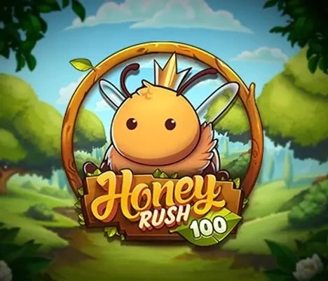 Honey Rush 100 game by Play&#039;n GO – logo hosted on NaoBet