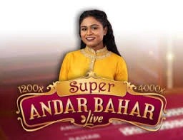 Super Andar Bahar slot visual from Evolution available on naobet-casino.de